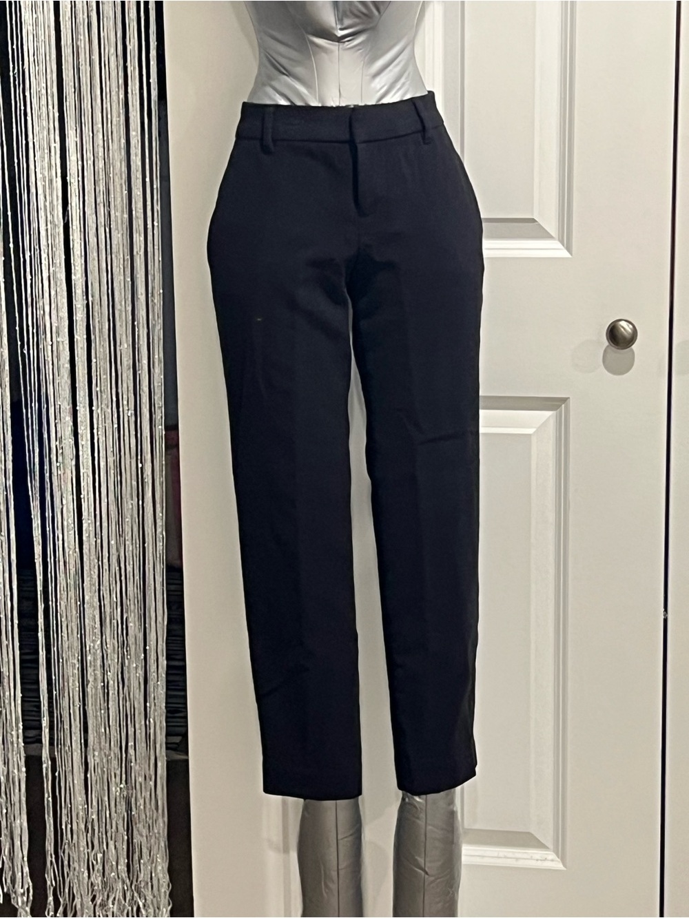 Old Navy Harper Classic Black Tapered Leg Dress Pants